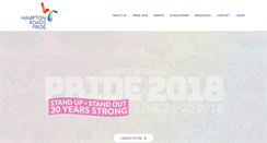 Desktop Screenshot of hamptonroadspride.org